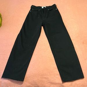 Everlane Way High Jean - size 25 long (29.5 inseam) - coal (black) - never worn!